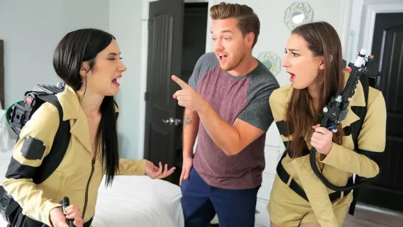 Step Sister Gets Ghost Slimed - S17:E7 ※ Jazmin Luv, Andi Rose ※ Step Siblings Caught 