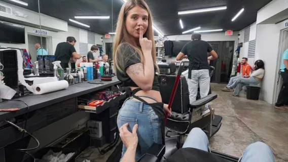 ⁣At The Barbershop ※ Parker Ambrose, Lucky Anne ※ MOFOS 
