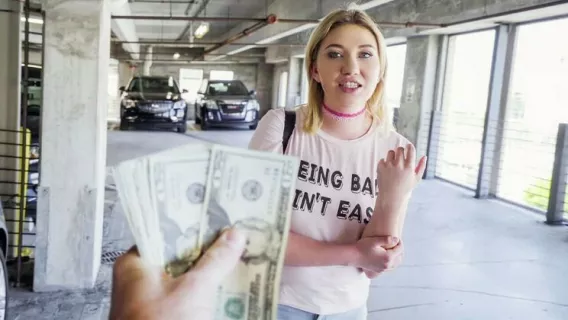 Saucy Blonde Fucks For Money ※ Zelda Morrison, Levi Cash ※ Public Pickups 
