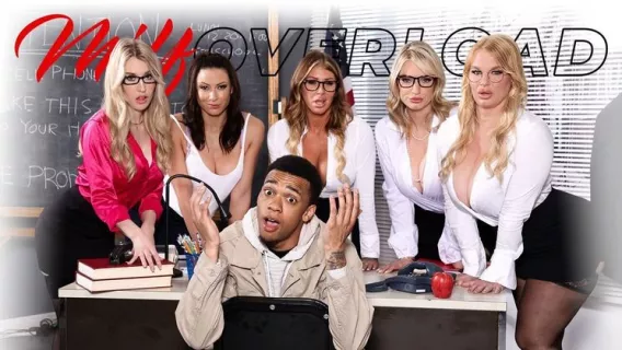 Detention Overload ※ Lolly Dames, Lawson Jones, Cassie Del Isla ※ MILF Overload 