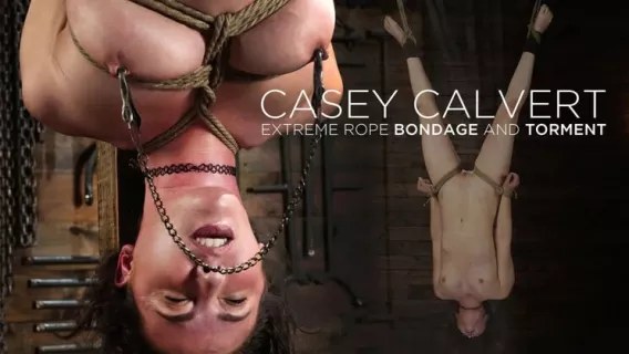 ⁣Casey Calvert: Extreme Rope Bondage And Torment ※ Casey Calvert, The Pope ※ Hogtied 