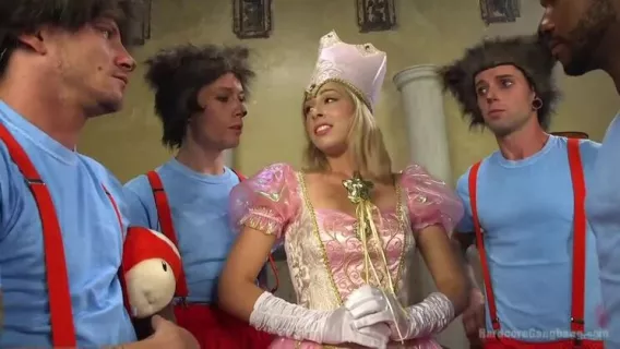 ⁣Princess Peach Gets Fucked By Her Kingdom ※ Owen Gray, Zoey Monroe, Gage Sin ※ Hardcore Gangbang 