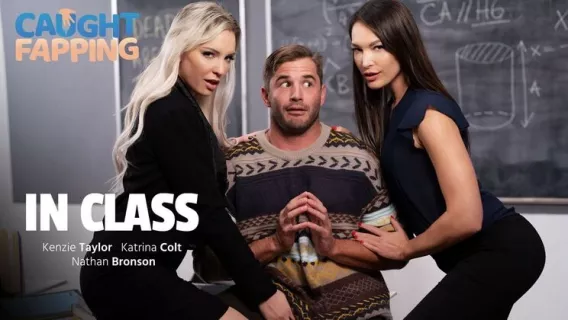 ⁣In Class ※ Nathan Bronson, Katrina Colt, Kenzie Taylor ※ Caught Fapping 
