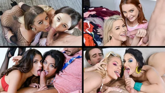 ⁣Two Girls One Cock Compilation ※ Penny Barber, Nadia White, Brooklyn Chase ※ MYLF 