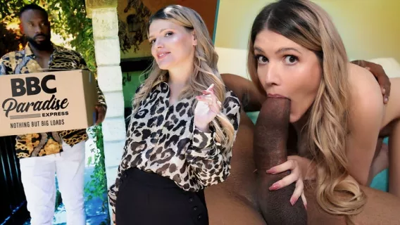 MILF Stuffs Her Holes With Her New Neighbor’s Black Cock ※ Jovan Jordan, Riley Rose ※ BBC Paradise 