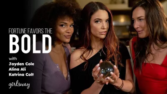 Fortune Favors The Bold ※ Katrina Colt, Jayden Cole, Alina Ali ※ Girlsway 