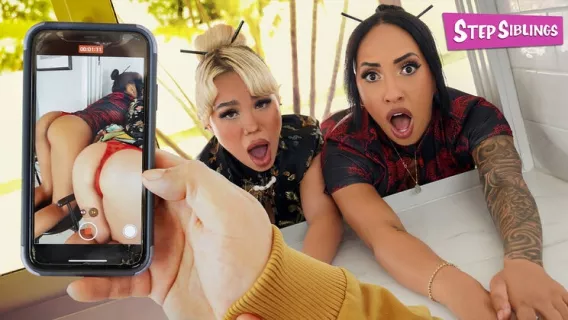 Caught, Stuck, And Fucked ※ Peter Green, Kona Jade, Luna Luxe ※ Step Siblings 