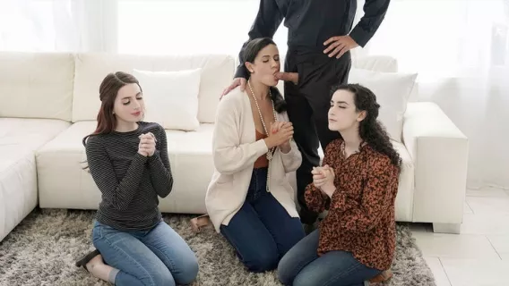 ⁣Polygamy ※ Aria Carson, Penny Barber, Calvin Hardy ※ FreeUse Milf 