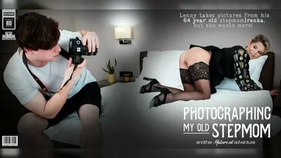 ⁣64 Year Old Stepmom Irenka Seduces Her Stepson Into Fucking Her During A Photoshoot ※ Irenka, Lenny Yankee ※ Mature.nl 