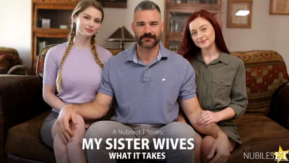 ⁣My Sister Wives What It Takes - S1:E10 ※ Bunny Colby, Danni Rivers ※ NubilesET 