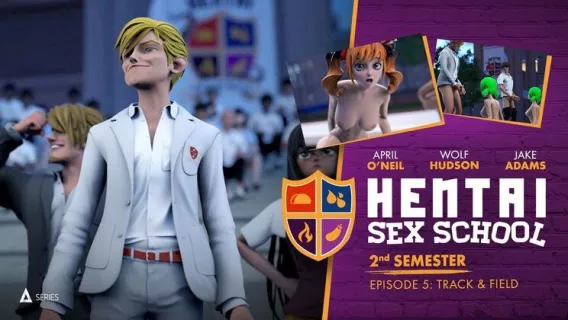 ⁣2nd Semester Episode 5: Track & Field ※ Serene Siren, Jake Adams, April Oneil ※ Adult Time Animation 