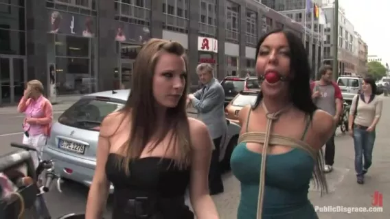 ⁣BEST OF EUROPE: Angelica Heart Big Tits, Public Bondage, & Humiliation ※ Zenza Raggi, Angelica Heart ※ Public Disgrace 