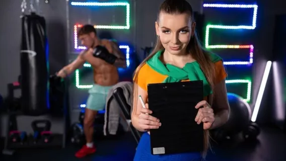 Squirting On Fit Guys Big Cock ※ Liam Salvatore, Arina Shy ※ Fitness Rooms 