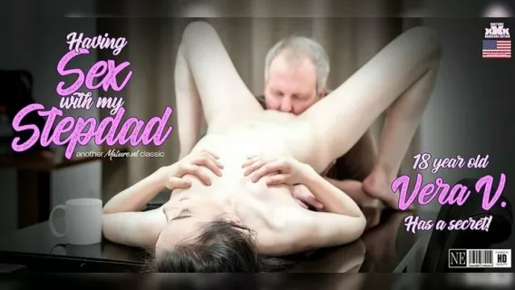 Naughty Te*** Vera V. Seduces Her Stepdad For A Secret Sexaffair With Him In The Kitchen ※ Steve Steel, Vera V. ※ Mature.nl 
