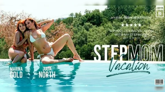 ⁣Stepdaughter Marina Gold Eating Her Stepmom Julia Norths Wet Pussy On Vacation Under The Sun ※ Marina Gold, Julia North ※ Mature.nl 