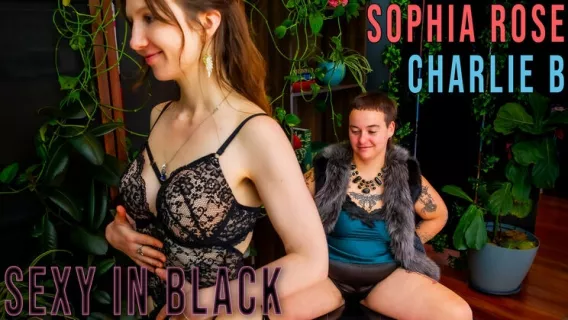 ⁣Charlie B & Sophia R - Sexy In Black ※ Sophia Rose, Charlie B ※ Girls Out West 