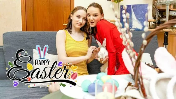 ⁣Easter Lesbian Lovers ※ Erika Mori, Olivia Trunk ※ Club Sweethearts 