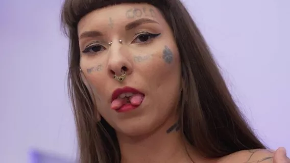 ⁣First ANAL With A Tattooed Skinny Bitch ! First Monster Cock ※ Tim Monster Cock, Marseline Black ※ NRX Studio 