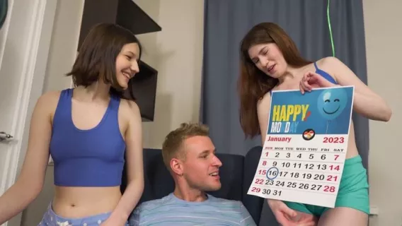 ⁣Two Girls & A Guy Scene 2 - Three Is Better Than 2 ※ Margo Von Teese, Hot Pearl, Leo Dee ※ Club Sweethearts 