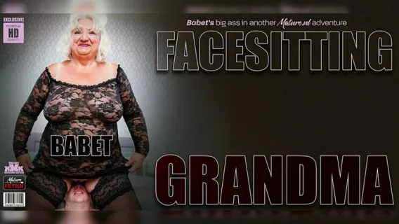 ⁣Horny Young Man Loves The Big Ass Of Curvy Granny Babet On His Face And Then Some ※ Babet, Roberto ※ Mature.nl 