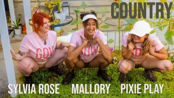 Mallory, Pixie Play & Sylvia Rose - Country ※ Sophia Rose, Pixie Play, Mallory ※ Girls Out West 