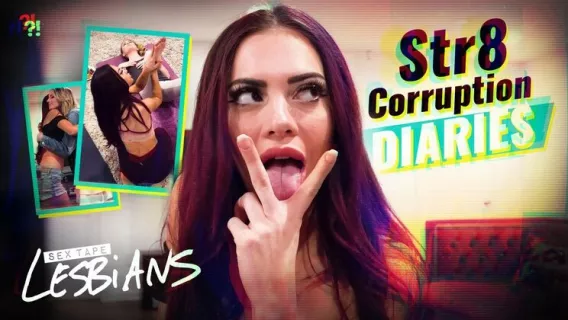 ⁣Str8 Corruption Diaries ※ Scarlett Sage, Sabina Rouge ※ Sex Tape Lesbians 