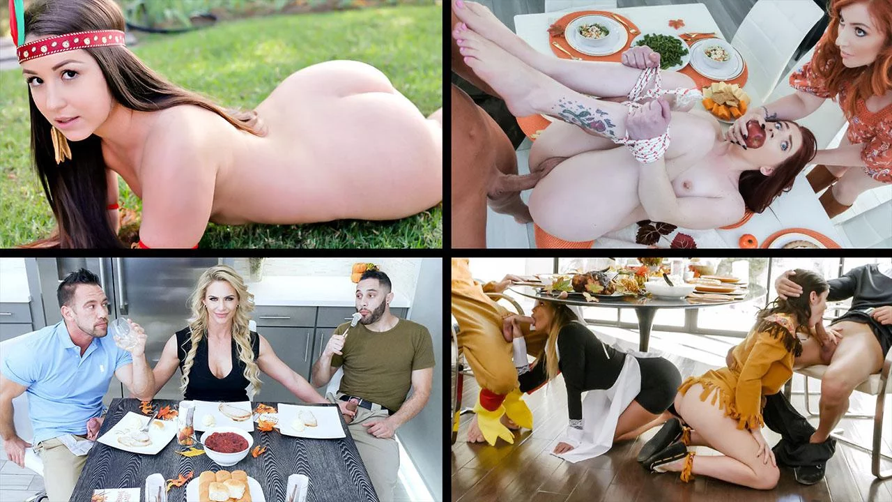 ⁣Thanksgiving Sluts Compilation 