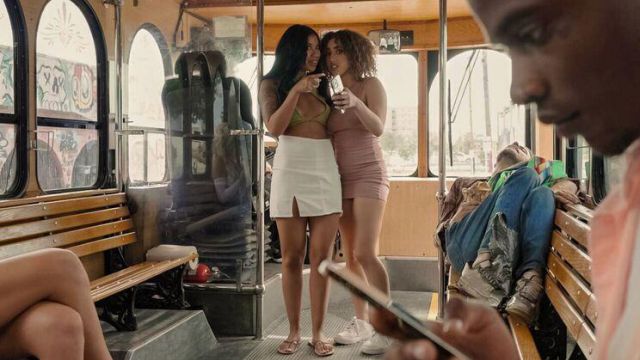 ⁣The Fucking Public Bus Threesome 