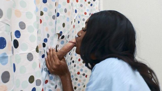 Shower Curtain Glory Hole Surprise 