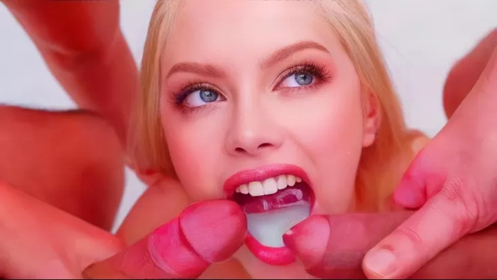 Wants to post group cum swallowing and blowjob on Twitter 