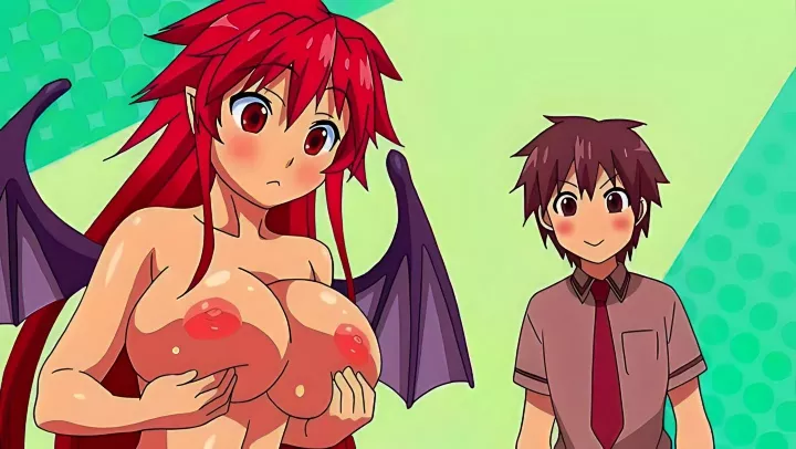 ⁣Cute hentai vampire chick rides a dick uncensored 