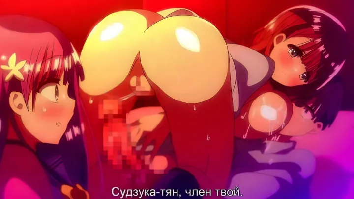 ⁣Hentai fucking between two beauties with giant milks 