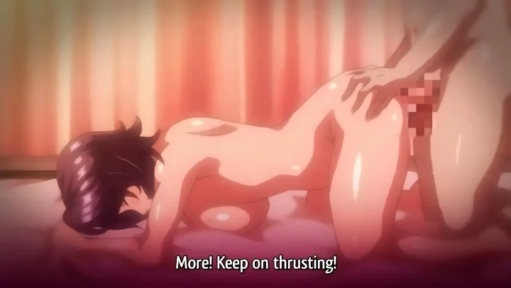 ⁣Blue haired babe moans like crazy from a big cock deep in her pussy 