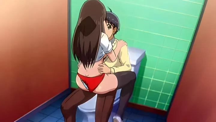Quality hentai video with a busty student and a sea of cum 