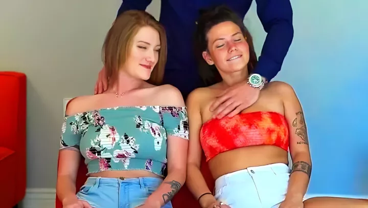 Orgy of titty sluts at the sex casting 