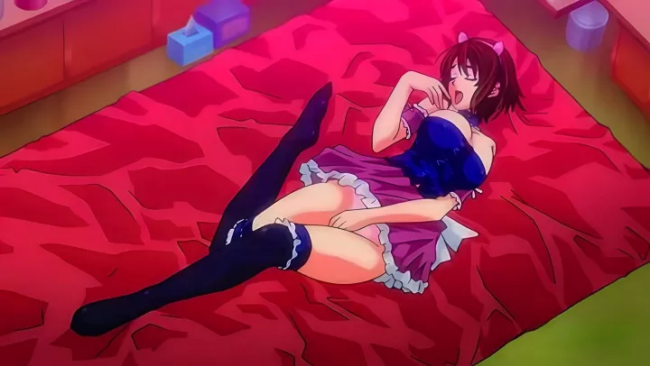 Hentai sex with a maid who loves to suck 