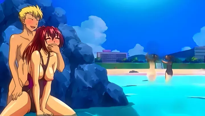 New Top Hentai: Blondie fucks a girl on the beach 