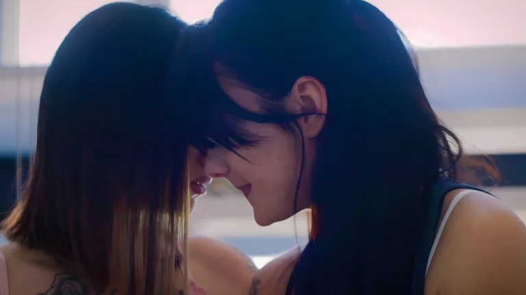 Two Gorgeous Ladies Share One Cock 