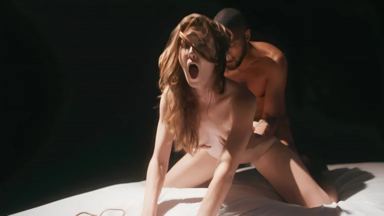 ⁣Hot Redhead Ashley Lane Sucks His Big Black Cock And Takes It From Behind 