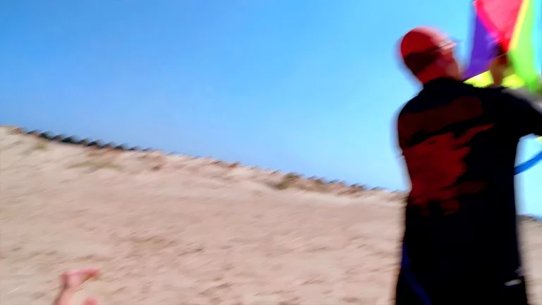 ⁣Sexy Brunette Gets Ass Fucked At The Beach 