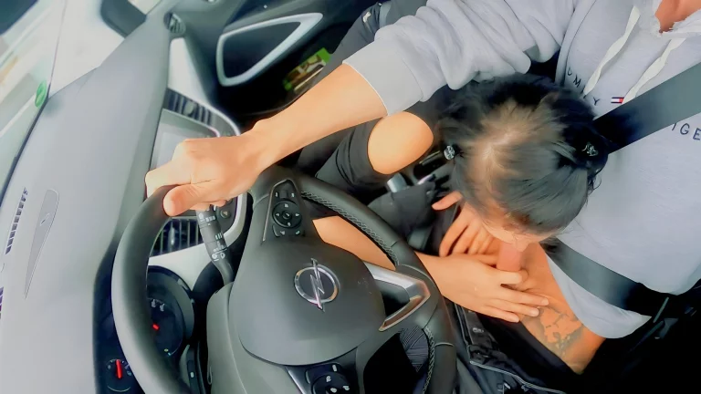⁣Blowjob While Driving 