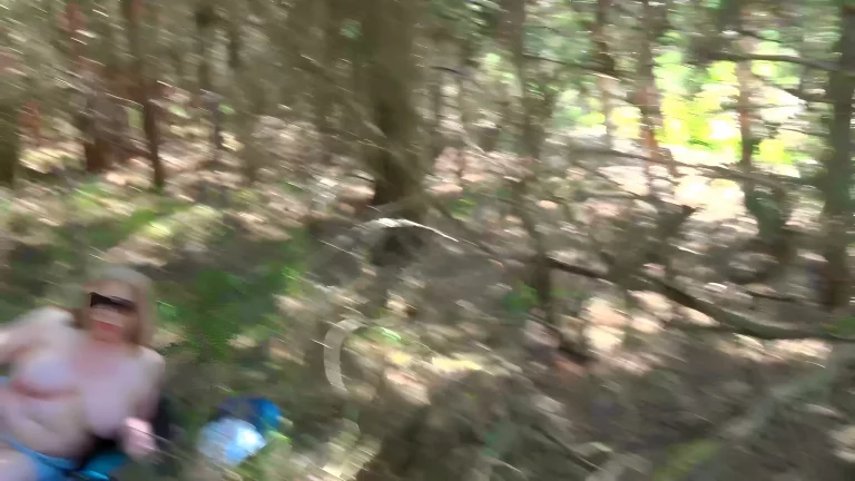 Trisha Playing In The Forest 