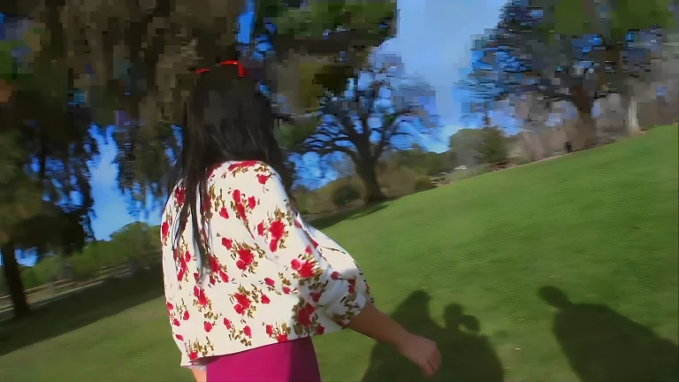 ⁣Horny Brunette Shows Off In The Park And Takes A Stranger Home To Fuck 