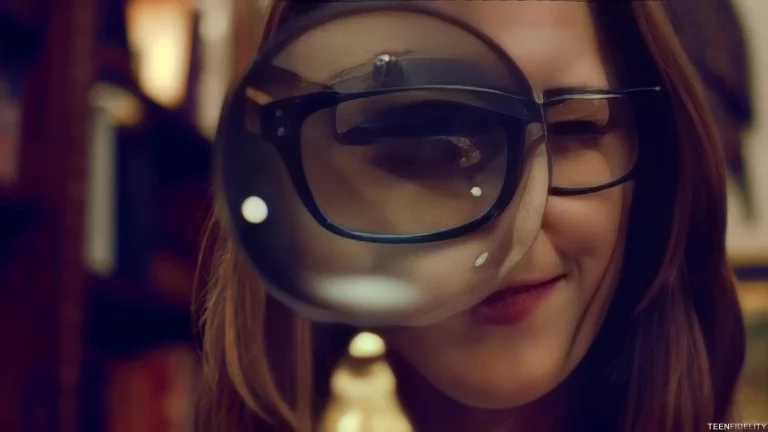 ⁣Book Worm Alaina Dawson In Blue Nylon Gets Her Pussy Pounded 