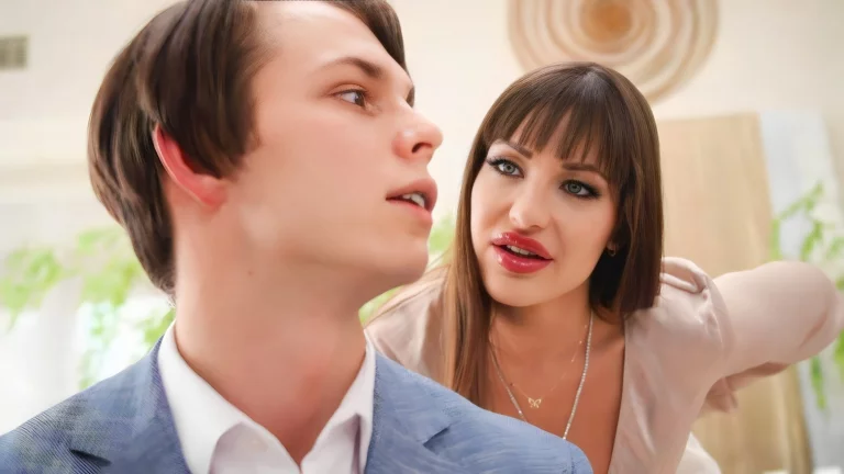 ⁣Lustful Office Girls Crave Intense Anal Threesome 